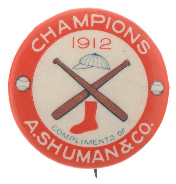 1912 Boston Red Sox Champions Pin